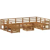 vidaXL Sofa-Sets Massief Acacia Hout