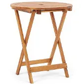 vidaXL Tuintafel inklapbaar 60x75 cm massief acaciahout