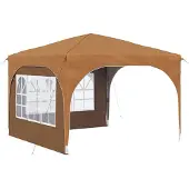 vidaXL Pop-up Feesttent 290 x 290 x 245 cm Beige