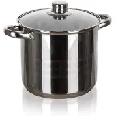 Banquet Living RVS Pan 5.6L met Glazen Deksel