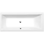 Hak Cleo Rechthoekig bad 160x70x48cm, mat wit