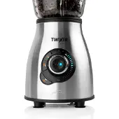 Eta standmixer TWIXER ETA601190000, 1000 W, roestvrij staal, glazen kan, met vooraf ingestelde programma's voor zowel koud als warm mixen