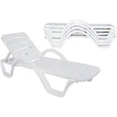 CLP Havana - Set van 4 ligbedden wit