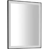 Sapho Gano spiegel met LED-licht 60x80cm, zwart