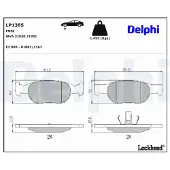 Delphi LP1385 Remblokken