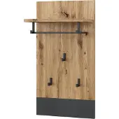 Vicco Selena Wandkapstok – 44 x 83 cm Antraciet