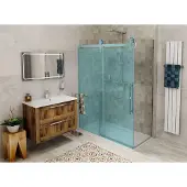 Hak Volcano Zijpaneel 90cm, helder glas