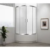 Hak Polysan SELMA douchecabine, kwartcirkelmodel, 900x900x1650 mm, helder glas