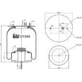 FEBI BILSTEIN Luchtveerbalgen FEBI FE101345