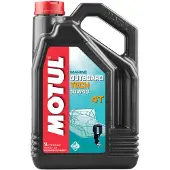 Motul Outboard Tech 4t 10w40 Engine Oil 5l Zwart