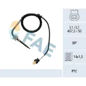 FAE 68015 Sensor, uitlaatgastemperatuur