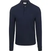 Lacoste Longsleeve Poloshirt Piqué Navy | Donkerblauw | Maat M