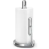 Simplehuman Keukenrolhouder met Klemarm - Vrijstaande Keukenrolhouder - Zilver - Geborsteld RVS