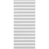 vidaXL Dubbele rolgordijn, lichtgrijs, 110x230 cm, stofbreedte 105,9 cm, polyester