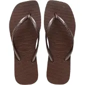 Havaianas Slim Slippers en Sandalen Dames - Bruin - Maat 37/38 - Plastic