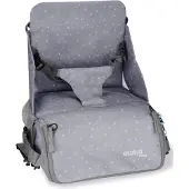 Asalvo Hummus Stars Travel Highchair Grijs Kinderen
