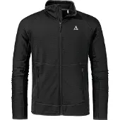 Schöffel Funktionele fleece-jas 'Cascata' zwart / wit