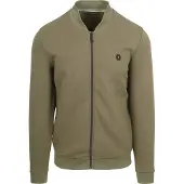 No-excess Sweatvest geel / donkergroen / zwart