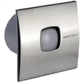 CATA Silentis 10 Inox T Axiale timer-afzuigventilator, 15W, kanaal 100 mm, geborsteld roestvrij staal