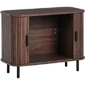 Beliani BRADLEY - Commode - Donkerbruin - MDF