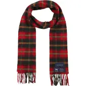 Suitable Sjaal Ruit Merino Wol Rood -