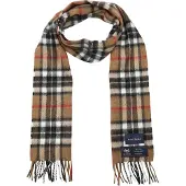 Suitable Sjaal Ruit Merino Wol Beige - | Multicolour | Maat one size
