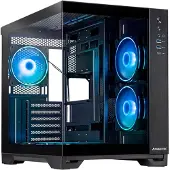 Chieftec Mini Tour Micro ATX Behuizing - - Visio RGB - Zwart - Glazen panelen - Elegante uitstraling