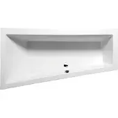 Hak Handelsagentur Koch Andra L Asymmetrisch bad 170x90x45cm, wit