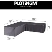 AeroCover Loungesethoes Anthracite L (235 x 235 x 100 x H70 cm)