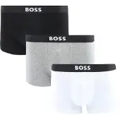 BOSS Boxershorts grijs / zwart / wit
