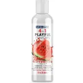 Swiss Navy - 4 in 1 Playful Flavors - Likbaar en Verwarmend Glijmiddel en Massage - Watermeloen