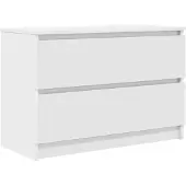 vidaXL Tv-meubel 80x35x54 cm spaanplaat wit