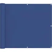 vidaXL Balkonscherm 100 x 400 cm Oxford Stof Rechthoekig Blauw