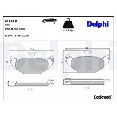 Delphi Remblokset LP1252, achter