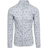 Desoto Hemd Smooth Violets Blauw