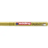 Edding 751 Permanent Lakmarker Goud Fijn Ronde punt 1 - 2 mm Waterbestendig