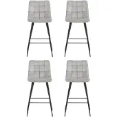 Benoa Barstoel Lucille Perfect Harmony Grijs - barstoelen set van 2