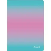 Herlitz Pelikan notitieboek Color Edition A5, mint/rosé