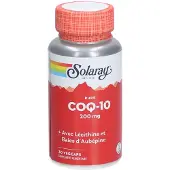 Solaray CoQ-10 200 mg 30 Plantaardige Capsules