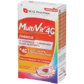 Forte pharma MultiVit'4G Energy 30 Dubbele Tabletten