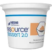 Nestlé Resource Resource Dessert 2.0 Perzik 4x125 g Voeding
