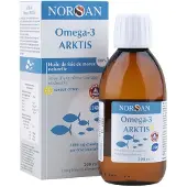 Norsan | OMEGA-3 TOTAL VISOLIE NATURAL | 2000 MG | EPA 1120 MG | DHA 536 MG | DPA 128 MG | VITAMINE D EN E | PUUR EN ZUIVER | 200 ML