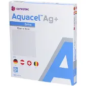 Aquacel AG+ Extra Hydrofiber Verband 15x15cm 5 St Verband(en)