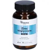 Vitavea Zink Bisglycinaat Immuniteit & Schoonheid van de Huid 60 Capsules