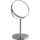 Gedy Anna staande make-upspiegel, dia. 163 mm, dubbelzijdig, chroom
