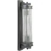 Signature Wandlamp glazen buis metaal grijs