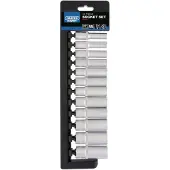 Kippers Rijssen 3/8" Doppenrail kunststof houder, 12dlg
