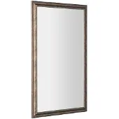 Sapho Romina Spiegel 58x98cm, met houten lijst, bronspatina