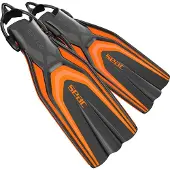 Seac Sub Style Sling Strap Diving Fins Oranje EU 36-38