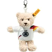 Steiff teddybeer Mila DFB pluche hanger 12 cm beige voetbal.